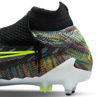 Nike Phantom GX Elite Dynamic Fit Link IJzeren-Nop Voetbalschoenen (SG) Anti-Clog Zwart Felgeel Multicolor