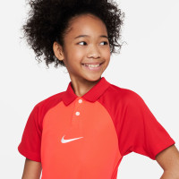 Nike Polo Academy Pro Kids Rood Donkerrood