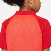 Nike Polo Academy Pro Kids Rood Donkerrood
