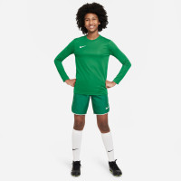 Nike Dry Park VII Kids Long Sleeve Football Shirt Green