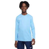 Nike Dry Park VII Long Sleeve Football Shirt Kids Light Blue