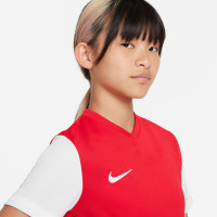 Nike Tiempo Premier II Kids Red White Football Shirt