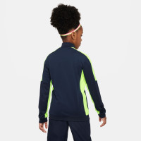 Nike Dri-Fit Academy 23 Full-Zip Trainingspak Kids Donkerblauw Geel Wit