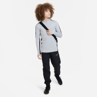 Nike Dri-FIT Academy 23 1/4-Zip Trainingstrui Kids Grijs Zwart Wit