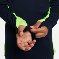 Nike Dri-FIT Academy 23 1/4-Zip Trainingstrui Kids Donkerblauw Geel Wit
