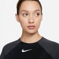 Nike Trainingsshirt Academy Pro Dames Zwart Grijs