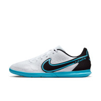 Nike Tiempo Legend 9 Club Indoor Football Boots (IN) White Black Blue Pink