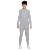 Nike Academy 23 Dri-Fit Tracksuit 1/4-Zip Kids Grey Yellow Black