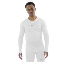 Nike Park Dri-Fit Long Sleeve Base Layer White Grey