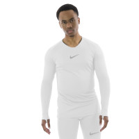 Nike Park Dri-Fit Ondershirt Lange Mouwen Wit Grijs