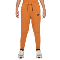 Nike Tech Fleece Tracksuit Kids Orange Black