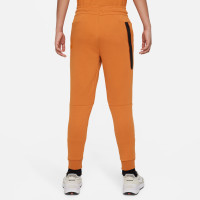 Nike Tech Fleece Trainingspak Kids Oranje Zwart