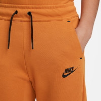 Nike Tech Fleece Tracksuit Kids Orange Black