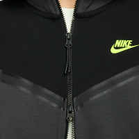 Nike Tech Fleece Trainingspak Zwart Donkergrijs Geel