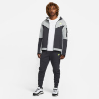 Nike Tech Fleece Trainingspak Grijs Donkergrijs Geel