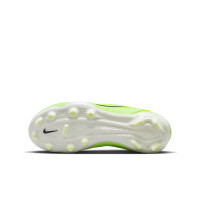 Nike Tiempo Legend 9 Academy Gras / Kunstgras Voetbalschoenen (MG) Kids Geel Wit