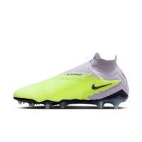 Nike Phantom GX Elite Dynamic Fit Gras Voetbalschoenen (FG) Wit Felgeel Zwart