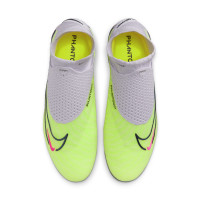 Nike Phantom GX Elite DF Gras Football Shoes (FG) White Bright Yellow Black