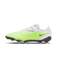 Nike Phantom GX Pro Gras Football Shoes (FG) White Bright Yellow Black