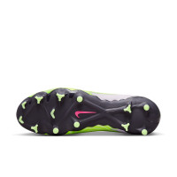 Nike Phantom GX Pro Gras Voetbalschoenen (FG) Wit Felgeel Zwart