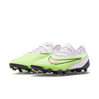 Nike Phantom GX Pro Gras Football Shoes (FG) White Bright Yellow Black