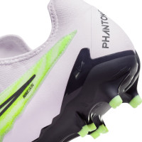 Nike Phantom GX Pro Gras Football Shoes (FG) White Bright Yellow Black