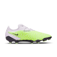 Nike Phantom GX Pro Gras Football Shoes (FG) White Bright Yellow Black