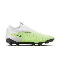 Nike Phantom GX Academy Dynamic Fit Gras / Kunstgras Voetbalschoenen (MG) Geel Zwart Paars