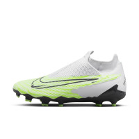 Nike Phantom GX Academy Dynamic Fit Gras / Kunstgras Voetbalschoenen (MG) Geel Zwart Paars