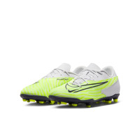 Nike Phantom GX Club Gras / Kunstgras Voetbalschoenen (MG) Kids Geel Zwart Paars