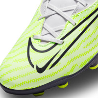 Nike Phantom GX Club Gras / Kunstgras Voetbalschoenen (MG) Kids Geel Zwart Paars