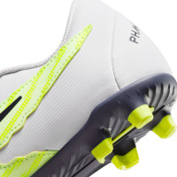 Nike Phantom GX Club Gras / Kunstgras Voetbalschoenen (MG) Kids Geel Zwart Paars