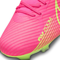 Nike Zoom Mercurial Superfly 9 Academy Grass/ Artificial Grass Football Shoes (MG) Pink Yellow Black