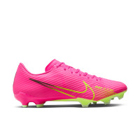 Nike Zoom Mercurial Vapor 15 Academy Gras / Kunstgras Voetbalschoenen (MG) Roze Geel Zwart