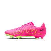 Nike Zoom Mercurial Vapor 15 Academy Grass/ Artificial Grass Football Shoes (MG) Pink Yellow Black