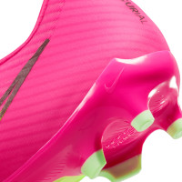 Nike Zoom Mercurial Vapor 15 Academy Gras / Kunstgras Voetbalschoenen (MG) Roze Geel Zwart