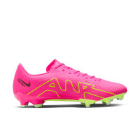 Nike Zoom Mercurial Vapor 15 Academy Grass/ Artificial Grass Football Shoes (MG) Pink Yellow Black