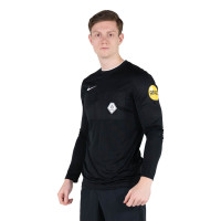 Nike KNVB Scheidsrechtersshirt Lange Mouwen 2022-2024 Zwart Wit