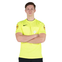 Nike KNVB Scheidsrechtersshirt 2022-2024 Geel Zwart