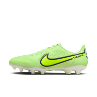 Nike Tiempo Legend 9 Academy Gras / Kunstgras Voetbalschoenen (MG) Geel Wit