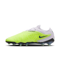 Nike Phantom GX Elite Gras Football Shoes (FG) White Bright Yellow Black