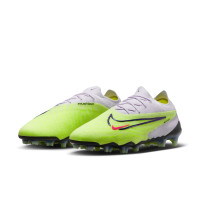 Nike Phantom GX Elite Gras Football Shoes (FG) White Bright Yellow Black