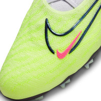 Nike Phantom GX Elite Gras Voetbalschoenen (FG) Wit Felgeel Zwart