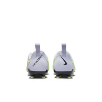 Nike Phantom GX Academy Gras / Kunstgras Voetbalschoenen (MG) Kids Geel Zwart Paars