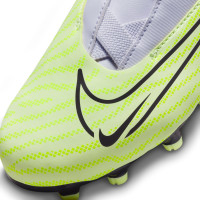 Nike Phantom GX Academy Grass/Artificial Grass Football Shoes (MG) Kids Yellow Black Purple