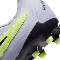 Nike Phantom GX Academy Gras / Kunstgras Voetbalschoenen (MG) Kids Geel Zwart Paars