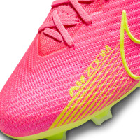Nike Zoom Mercurial Vapor 15 Elite Grass Football Shoes (FG) Pink Yellow Black