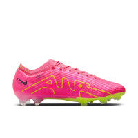 Nike Zoom Mercurial Vapor 15 Elite Grass Football Shoes (FG) Pink Yellow Black