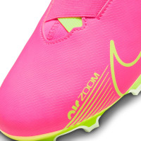 Nike Zoom Mercurial Superfly 9 Academy Laceless Grass/ Artificial Grass Football Shoes (MG) Kids Pink