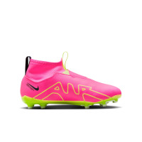 Nike Zoom Mercurial Superfly 9 Academy Laceless Grass/ Artificial Grass Football Shoes (MG) Kids Pink